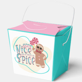 Gingerbread Man Christmas Treat Box Bedankdoosjes