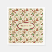 Gingerbread Man & Christmas Trees Custom