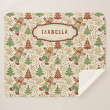 Gingerbread Man & Christmas Trees Custom