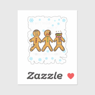 Gingerbread Man Cookie My Butt doet veel pijn met  Sticker