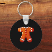 Gingerbread Man Costume Adult Kids Men Women Cooki Sleutelhanger (Voorkant)