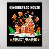 Gingerbread Man Costume, Gingerbread House Project Poster (Voorkant)