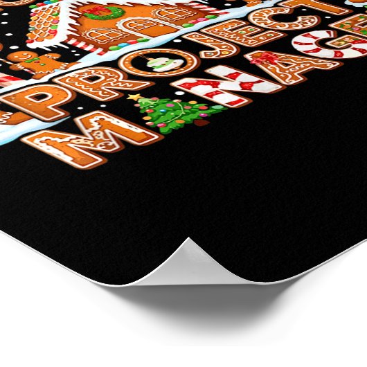 Gingerbread Man Costume, Gingerbread House Project Poster (Hoek)