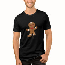 Gingerbread Man Crunch Christmas Dark T-Shirt