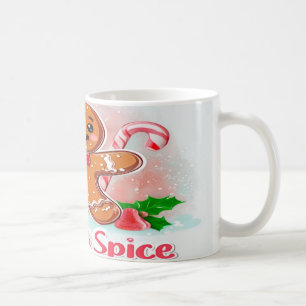 Gingerbread Man en Candy Cane Christmas Mok