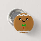 Gingerbread Man Funny Christmas Ginger Brood man Ronde Button 3,2 Cm (Voorkant /achterkant)