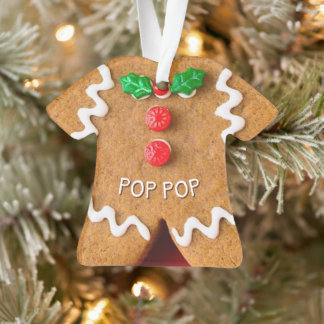 Gingerbread Man Gepersonaliseerde Kerstmis Ornament