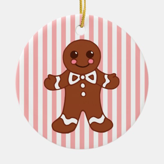 Gingerbread Man Girl Ornament (Voorkant)