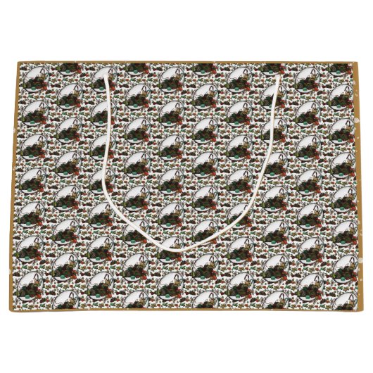 Gingerbread Man Groot Cadeauzakje (Voorkant)