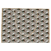 Gingerbread Man Groot Cadeauzakje (Achterkant)