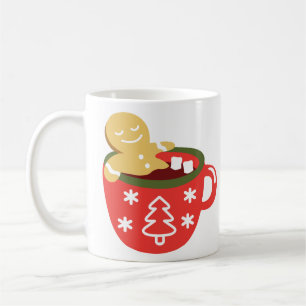 Gingerbread Man Hete Chocolade Jacuzzi Koffiemok