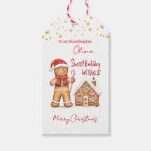 Gingerbread Man House Kleindochter Kerstmis