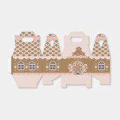 Gingerbread man huis DIY Bedankdoosjes (Uitgevouwen)