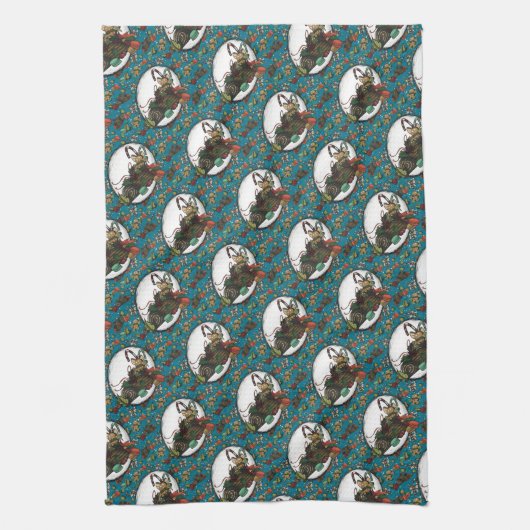 Gingerbread Man- Ice Theedoek (Verticaal)