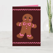 Gingerbread Man Kaart (Voorkant)