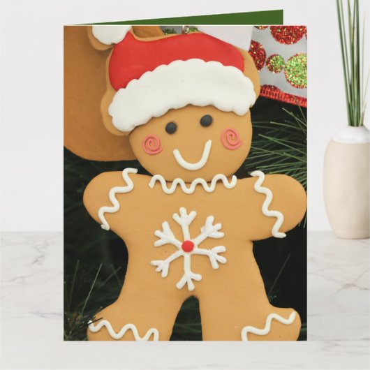 Gingerbread man  kaart (Voorkant)