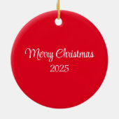 Gingerbread Man Keramisch Ornament (Achterkant)