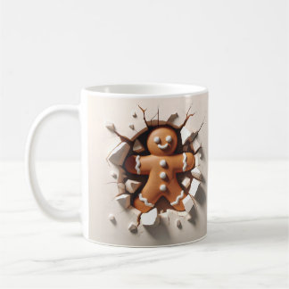 Gingerbread man kerst mok