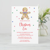 Gingerbread man - Kerstfeest Kaart (Staand voorkant)