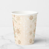 Gingerbread Man Klein man Kerst Baby shower Papieren Bekers (Rechts)