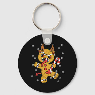 Gingerbread Man Krampus Kerst Pajama X-mas Can Sleutelhanger