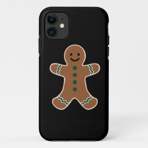Gingerbread Man Lichaam Kostuum voor Kerstmis iPhone 11 Hoesje