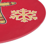 Gingerbread man liefde snijplank (Hoek)