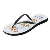Gingerbread man liefde teenslippers (Schuin)