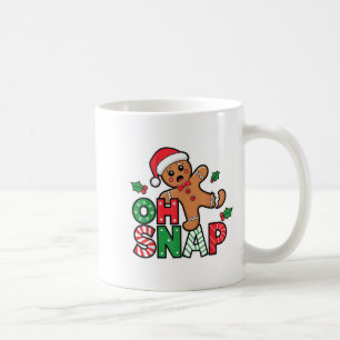 Gingerbread Man Oh Snap Kerst Morsige Cookie Bak Koffiemok