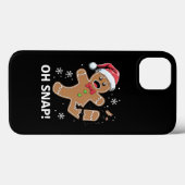 Gingerbread Man Oh Snap Kerstmis Grappig Cookie Case-Mate iPhone Case (Achterkant (horizontaal))