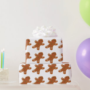 Gingerbread Man Ontwerp Cadeaupapier