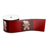 Gingerbread Man op Plaid Lint (Spoel)