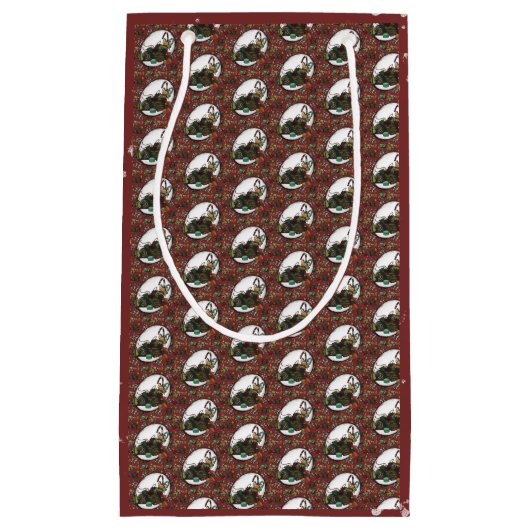 Gingerbread Man- Peppermint Klein Cadeauzakje (Voorkant)