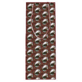 Gingerbread Man- Peppermint Wijn Cadeautas (Achterkant)