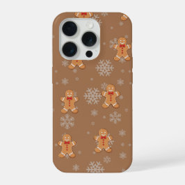 Gingerbread Man Phone Case – Cute Christmas Design iPhone 15 Pro Hoesje