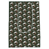 Gingerbread Man: Pine Medium Cadeauzakje (Achterkant)