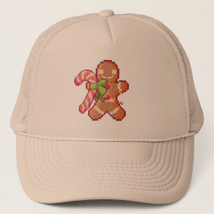 Gingerbread man. Pixelart, Pixel Art  Trucker Pet