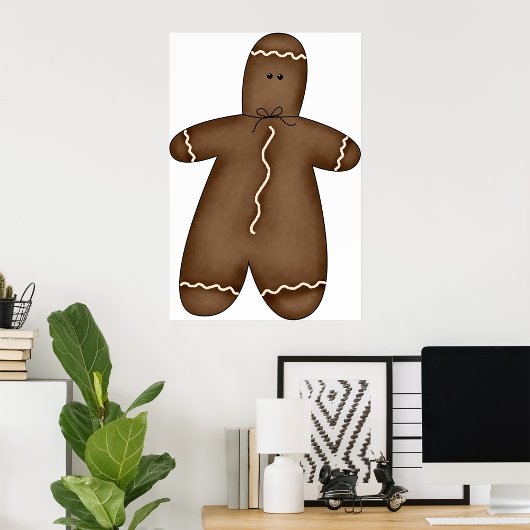 Gingerbread Man Poster