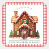 Gingerbread Man Sticker (Devant)