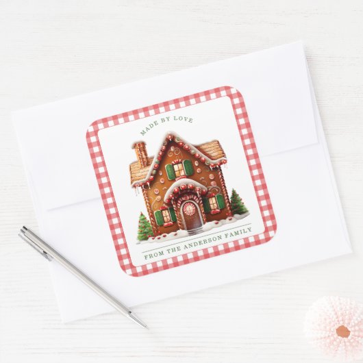 Gingerbread Man Sticker (Enveloppe)