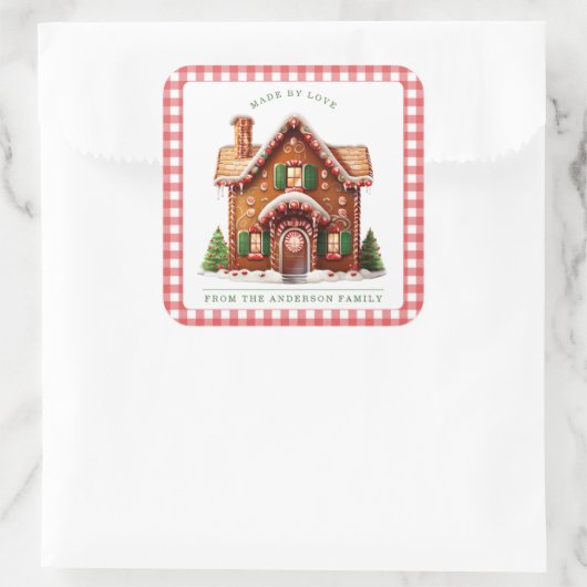 Gingerbread Man Sticker (Sac)