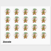 Gingerbread Man Sticker (Vel)
