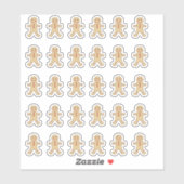 Gingerbread Man Stickers (Vel)