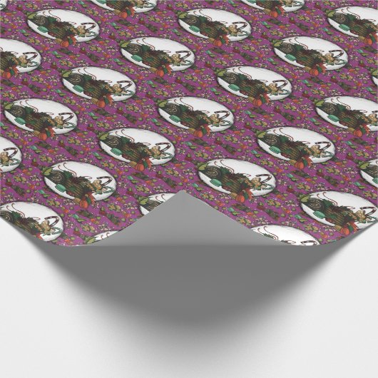 Gingerbread Man- Sugar Plum Cadeaupapier (Hoek)