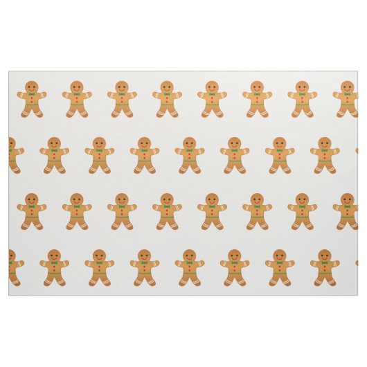 GINGERBREAD MAN - Tissu de Noël (Fat Quarter)