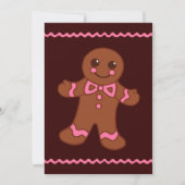 Gingerbread Man Uitnodigingen (Voorkant)