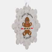 Gingerbread Man Voedsel Gift Papier Ornament Gift  (Rechts)
