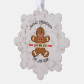 Gingerbread Man Voedsel Gift Papier Ornament Gift  (Links)