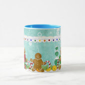 Gingerbread Mannen, Gingerbread Mensen Koffie Cup Mok (Midden)