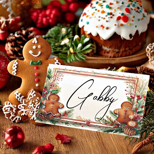 Gingerbread mannen kerst